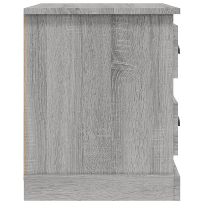 Comodino Grigio Sonoma 39x39x47,5 cm in Legno Multistrato - homemem39