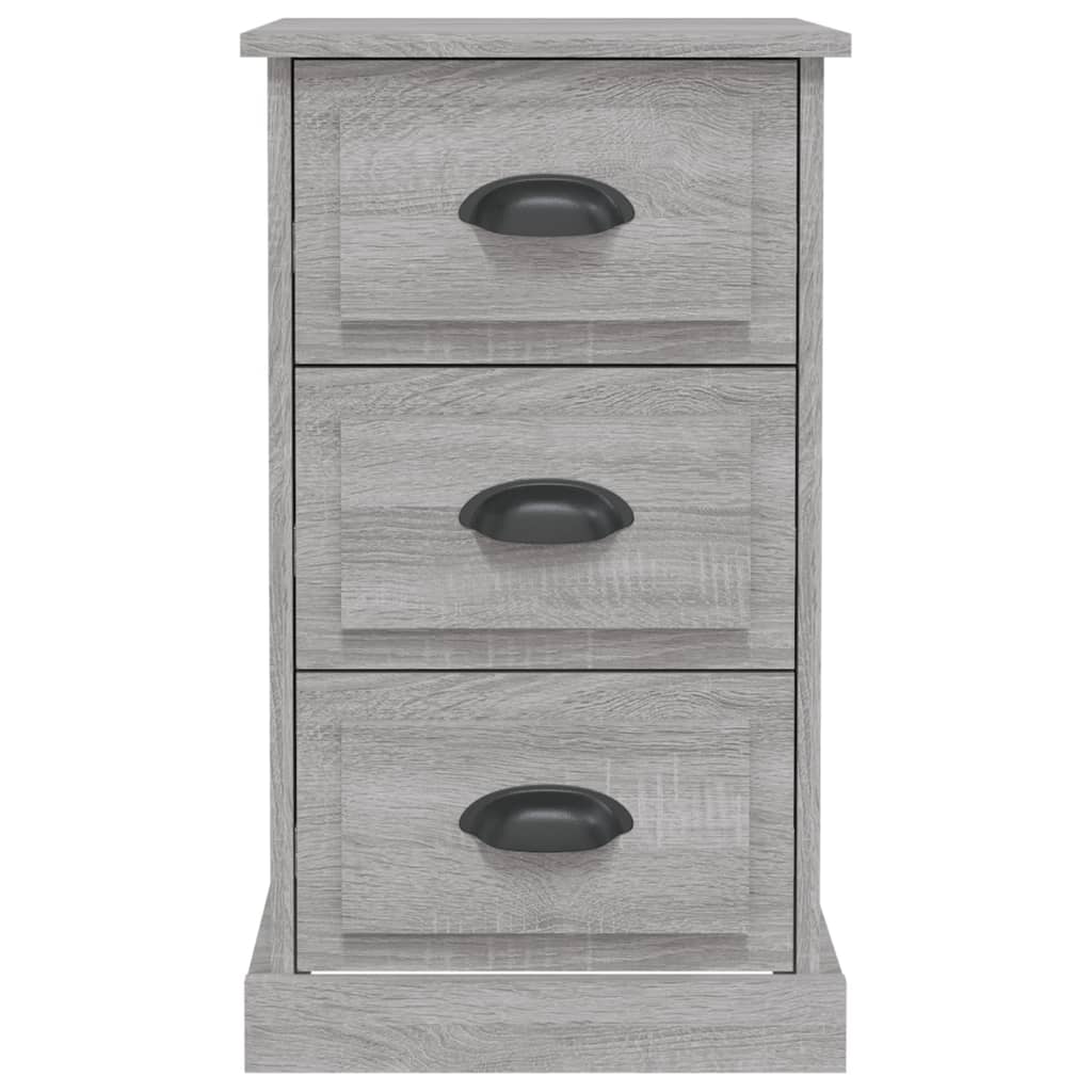 Comodino Grigio Sonoma 39x39x67 cm in Legno Multistrato - homemem39