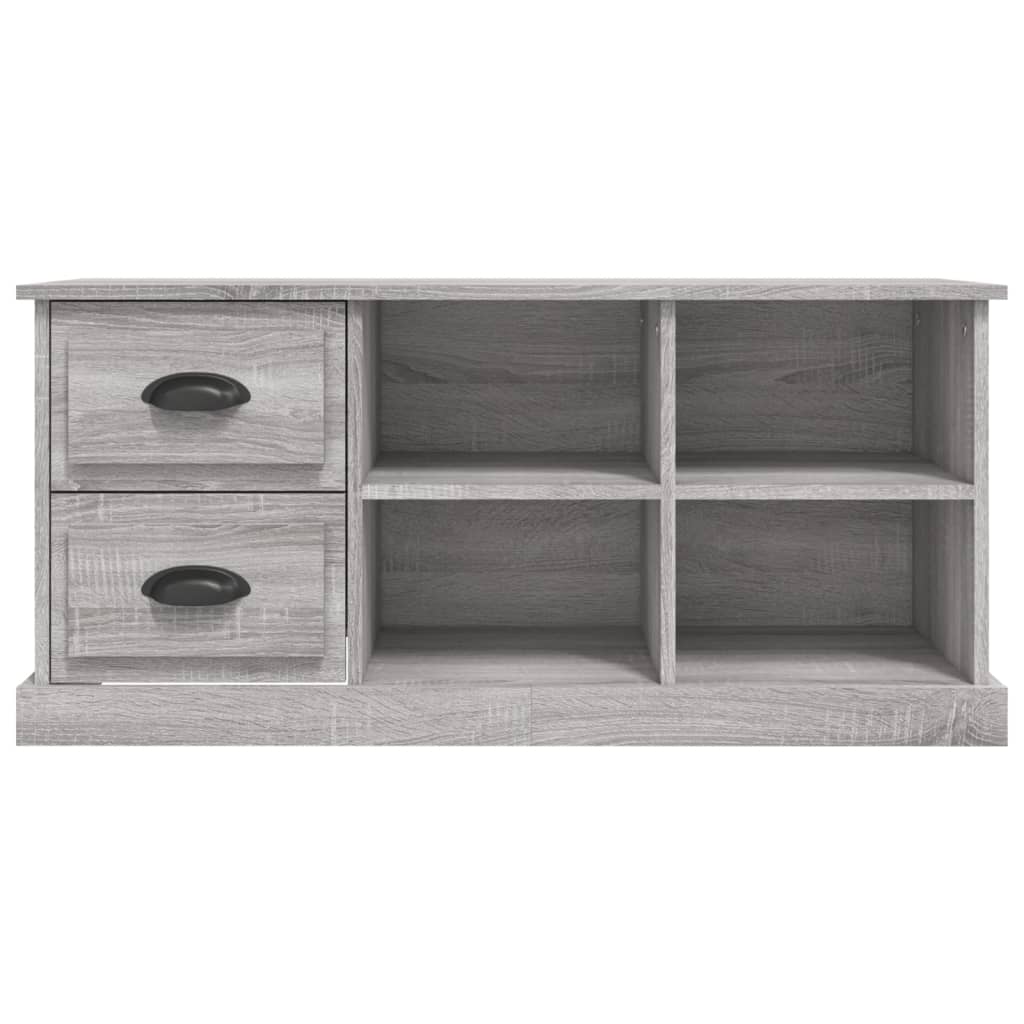Mobile Porta TV Grigio Sonoma 102x35,5x47,5cm Legno Multistrato - homemem39