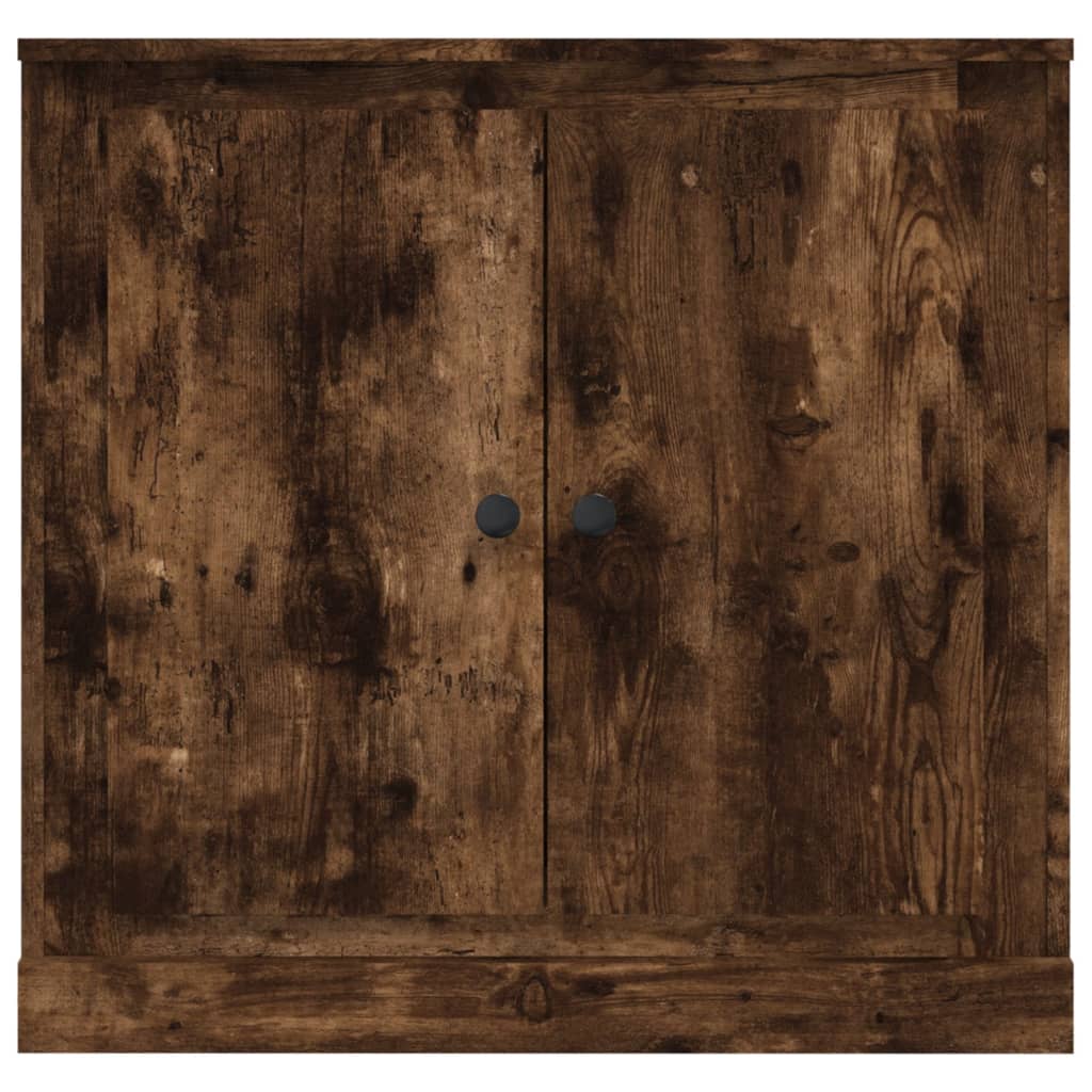 Credenza Rovere Fumo 70x35,5x67,5 cm in Legno Multistrato - homemem39