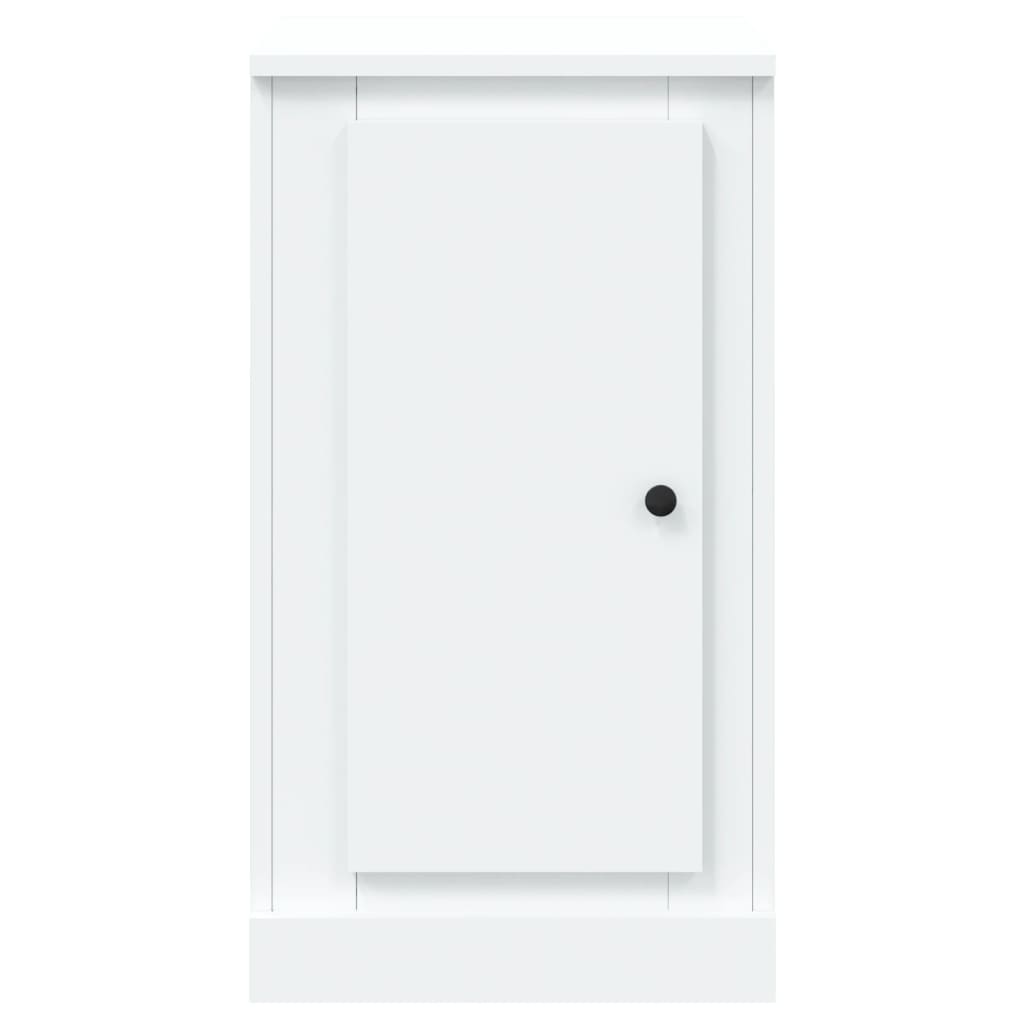 Credenza Bianca 37,5x35,5x67,5 cm in Legno Multistrato - homemem39