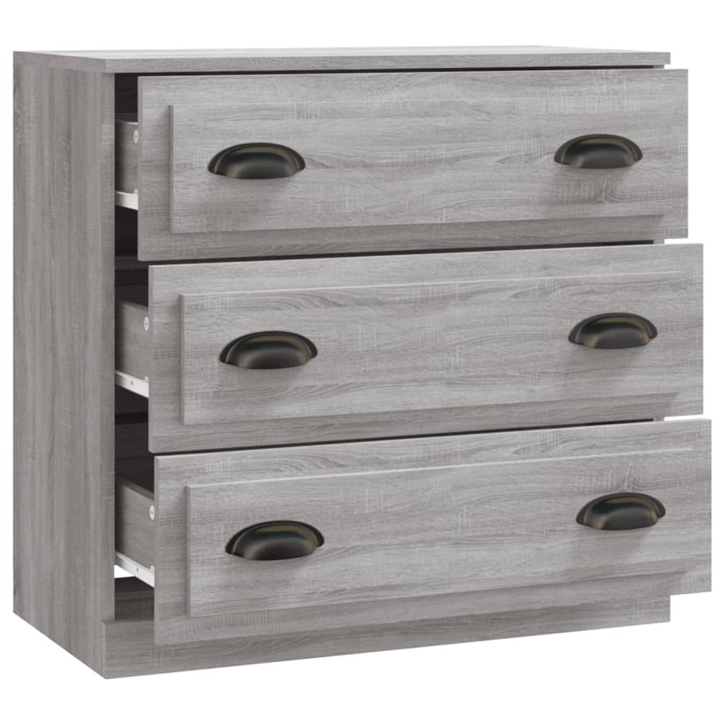 Credenza Grigio Sonoma 70x35,5x67,5 cm in Legno Multistrato - homemem39