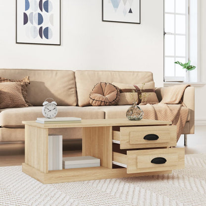 Tavolino da Salotto Rovere Sonoma 90x50x35 cm Legno Multistrato | homemem39