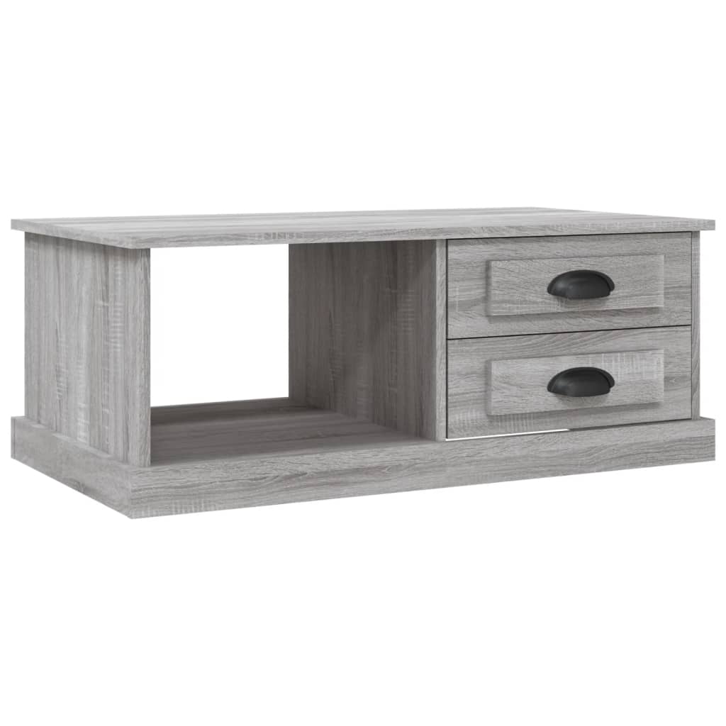 Tavolino da Salotto Grigio Sonoma 90x50x35 cm Legno Multistrato | homemem39
