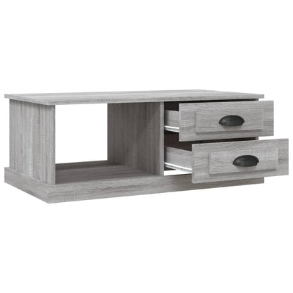 Tavolino da Salotto Grigio Sonoma 90x50x35 cm Legno Multistrato | homemem39