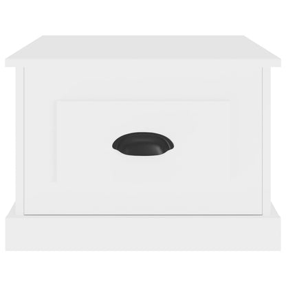 Tavolino da Salotto Bianco 50x50x35 cm in Legno Multistrato | homemem39
