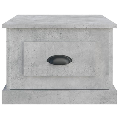 Tavolino da Salotto Grigio Cemento 50x50x35cm Legno Multistrato | homemem39