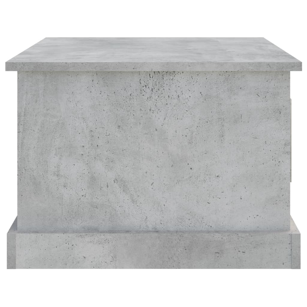Tavolino da Salotto Grigio Cemento 50x50x35cm Legno Multistrato | homemem39