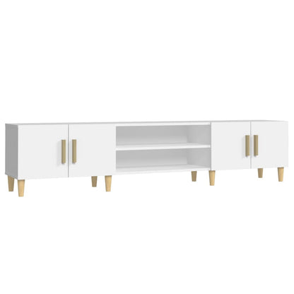 Mobile Porta TV Bianco 180x31,5x40 cm in Legno Multistrato - homemem39