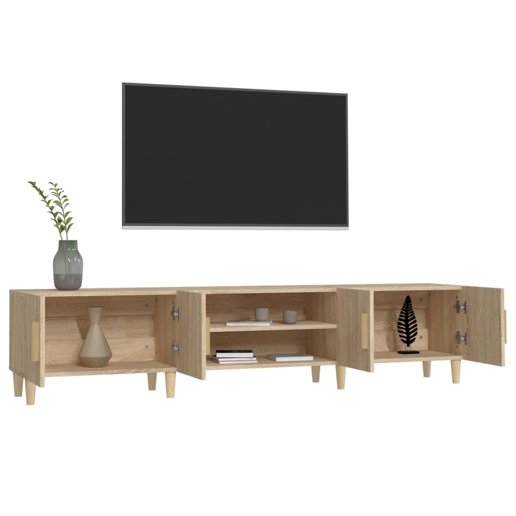 Mobile per TV Rovere Sonoma 180x31,5x40 cm in Legno Multistrato