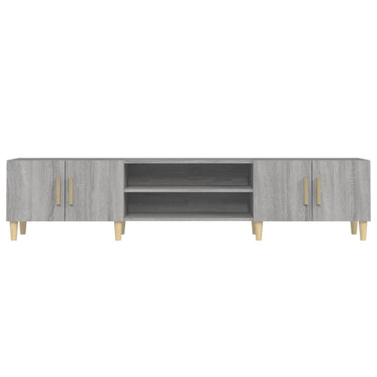 Mobile TV Grigio Sonoma 180x31,5x40 cm in Legno Multistrato - homemem39
