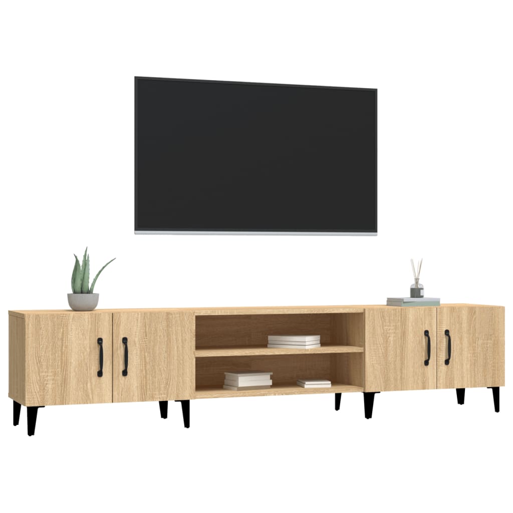 Mobile per TV Rovere Sonoma 180x31,5x40 cm in Legno Multistrato