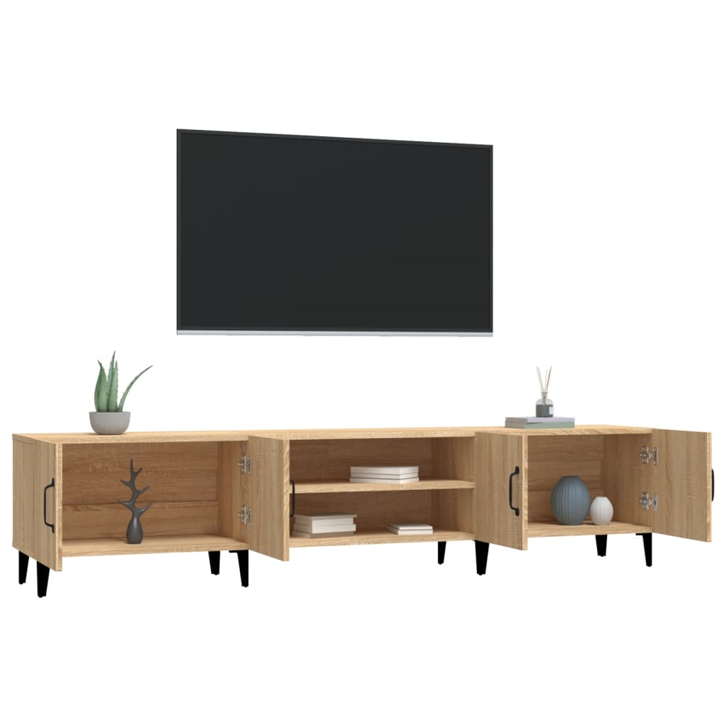 Mobile per TV Rovere Sonoma 180x31,5x40 cm in Legno Multistrato