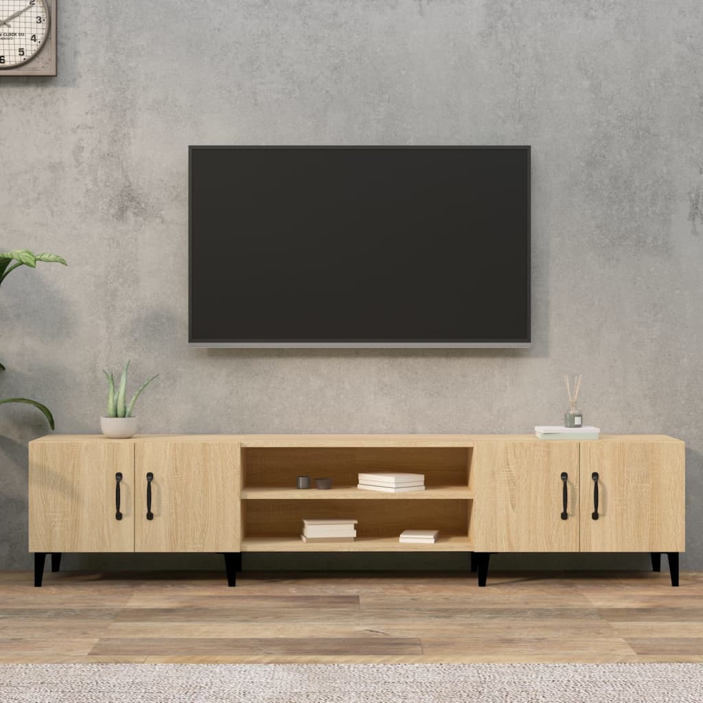 Mobile per TV Rovere Sonoma 180x31,5x40 cm in Legno Multistrato - homemem39