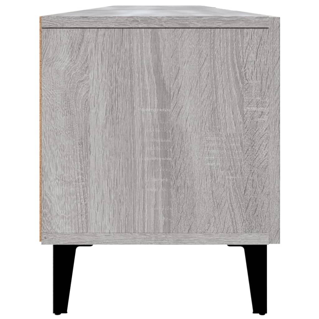 Mobile TV Grigio Sonoma 180x31,5x40 cm in Legno Multistrato - homemem39