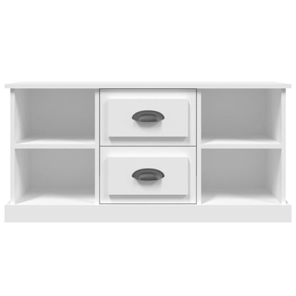 Mobile Porta TV Bianco 99,5x35,5x48 cm in Legno Multistrato - homemem39