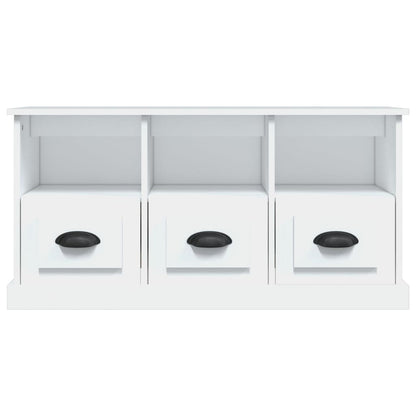 Mobile Porta TV Bianco 100x35x50 cm in Legno Multistrato - homemem39