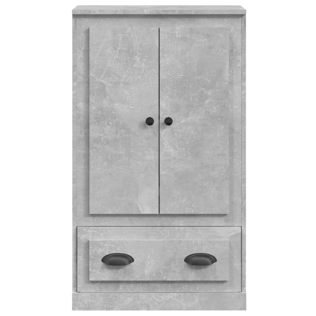 Credenza Grigio Cemento 60x35,5x103,5 cm in Legno Multistrato - homemem39