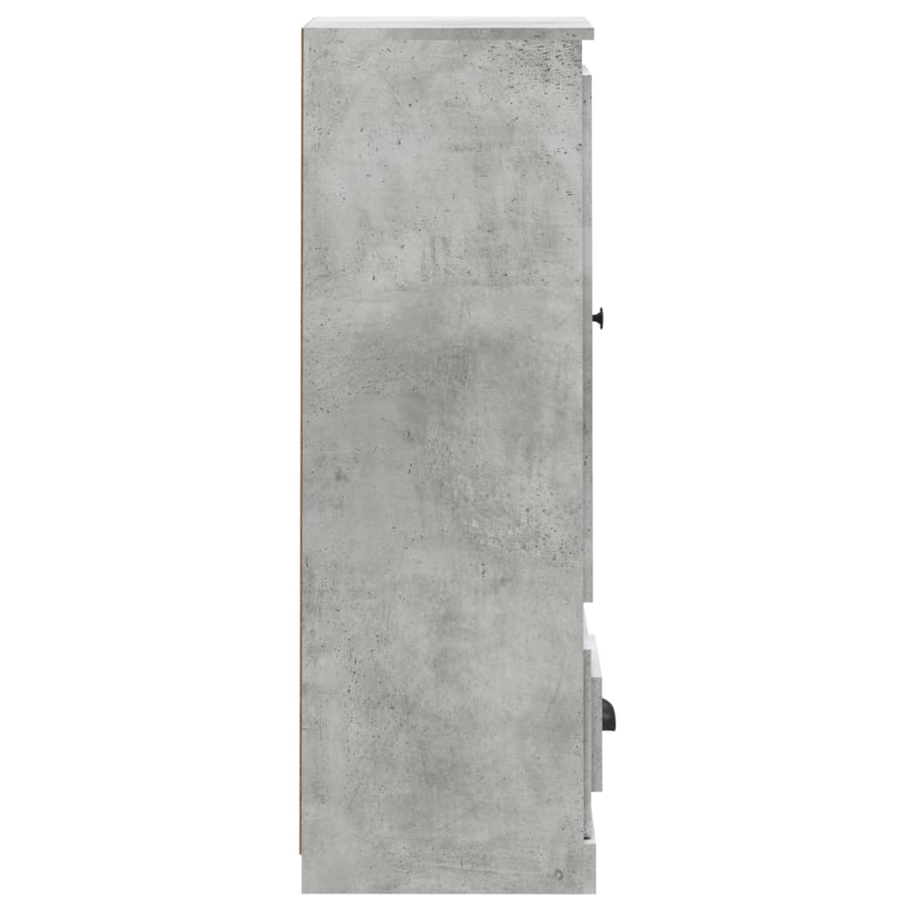 Credenza Grigio Cemento 36x35,5x103,5 cm in Legno Multistrato - homemem39
