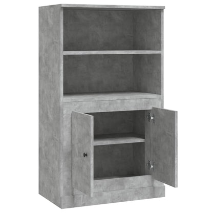 Credenza Grigio Cemento 60x35,5x103,5 cm in Legno Multistrato - homemem39