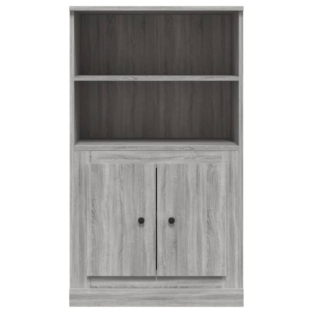 Credenza Grigio Sonoma 60x35,5x103,5 cm in Legno Multistrato - homemem39