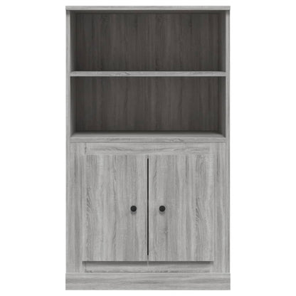 Credenza Grigio Sonoma 60x35,5x103,5 cm in Legno Multistrato - homemem39