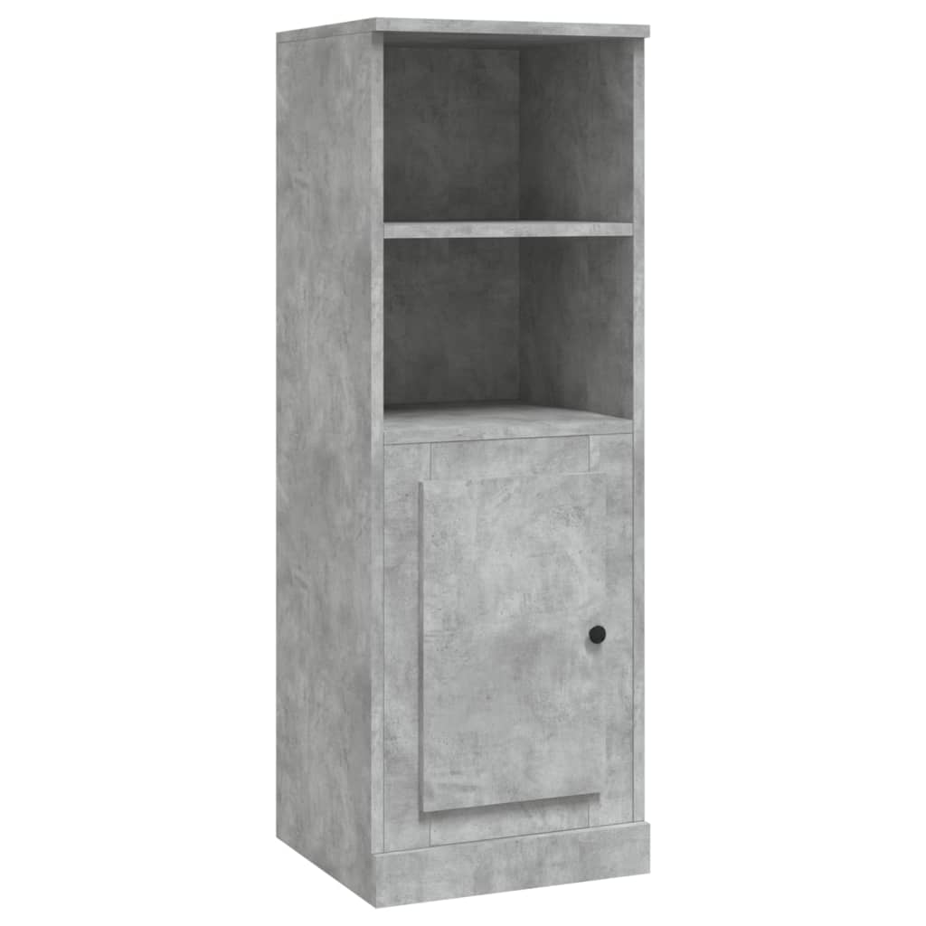 Credenza Grigio Cemento 36x35,5x103,5 cm in Legno Multistrato - homemem39