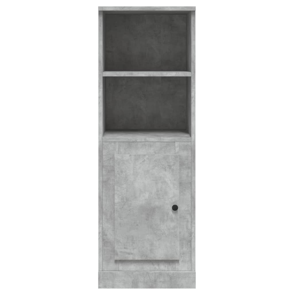 Credenza Grigio Cemento 36x35,5x103,5 cm in Legno Multistrato - homemem39