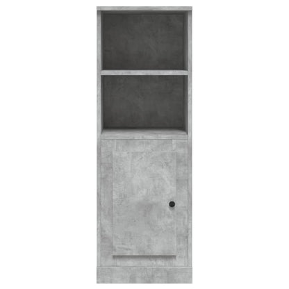 Credenza Grigio Cemento 36x35,5x103,5 cm in Legno Multistrato - homemem39