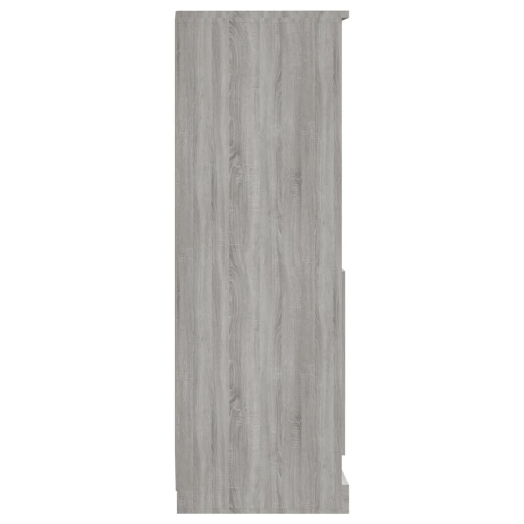 Credenza Grigio Sonoma 36x35,5x103,5 cm in Legno Multistrato - homemem39