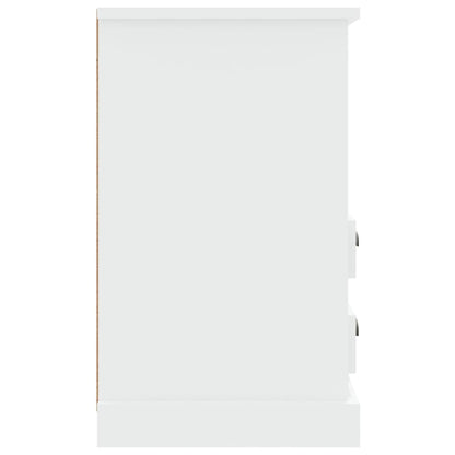Comodini 2 pz Bianco Lucido 43x36x60 cm - homemem39