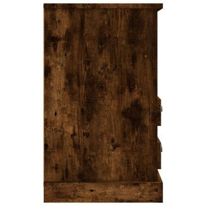 Comodini 2pz Rovere Fumo 43x36x60 cm