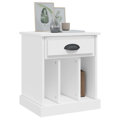 Comodini 2 pz Bianchi 43x36x50 cm