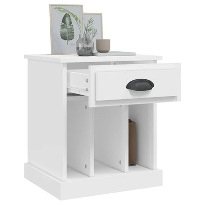 Comodini 2 pz Bianchi 43x36x50 cm
