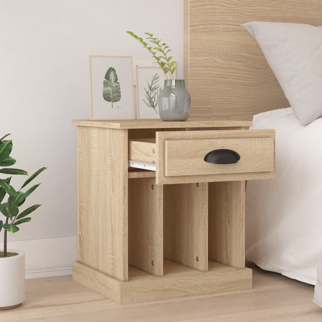 Comodini 2 pz Rovere Sonoma 43x36x50 cm