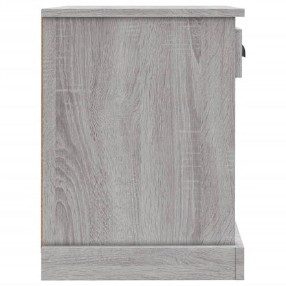 Comodini 2 pz Grigio Sonoma 43x36x50 cm
