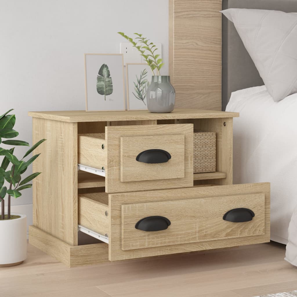 Comodino Rovere Sonoma 60x39x45 cm | homemem39