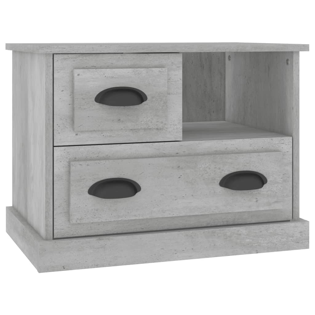Comodino Grigio Cemento 60x39x45 cm - homemem39