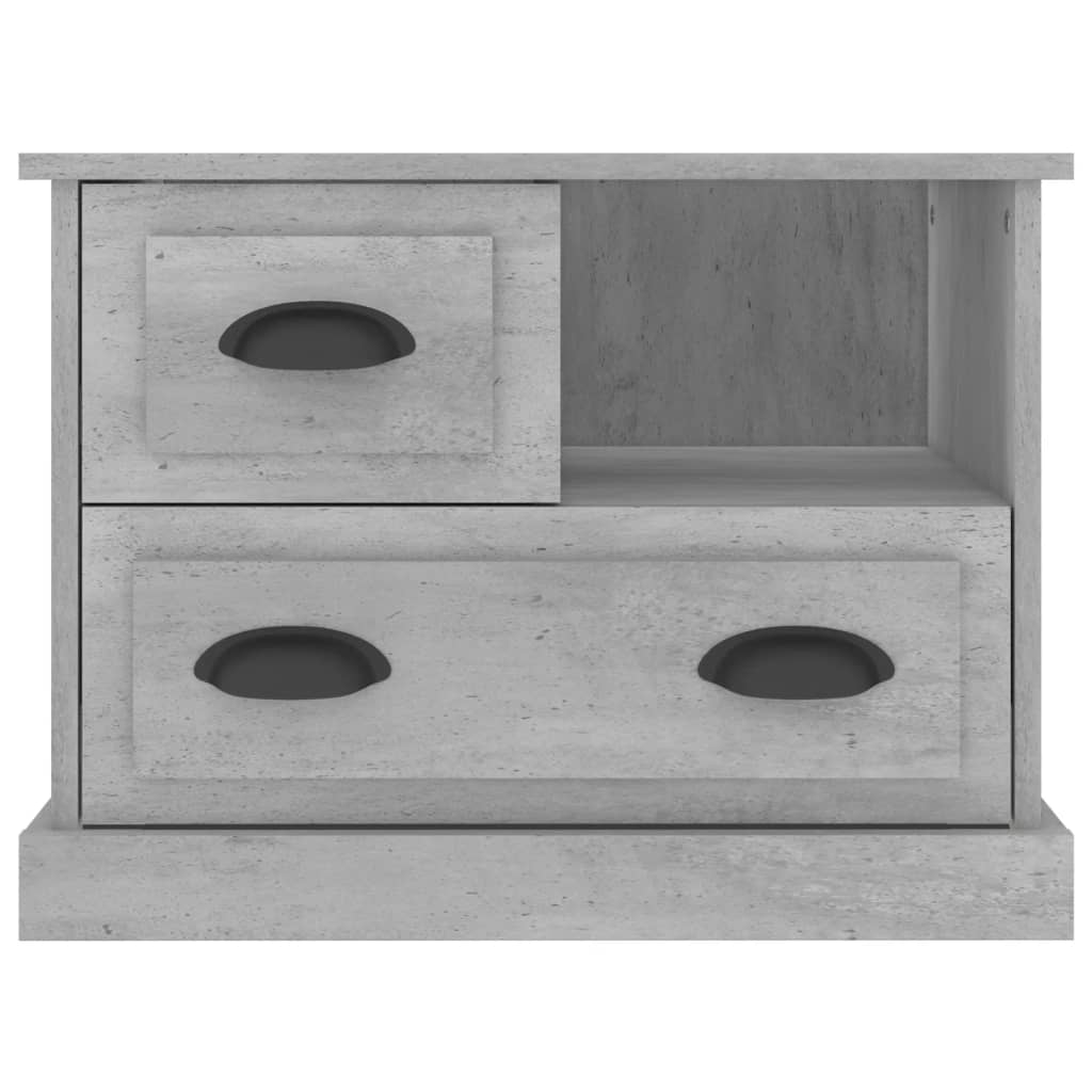 Comodino Grigio Cemento 60x39x45 cm - homemem39
