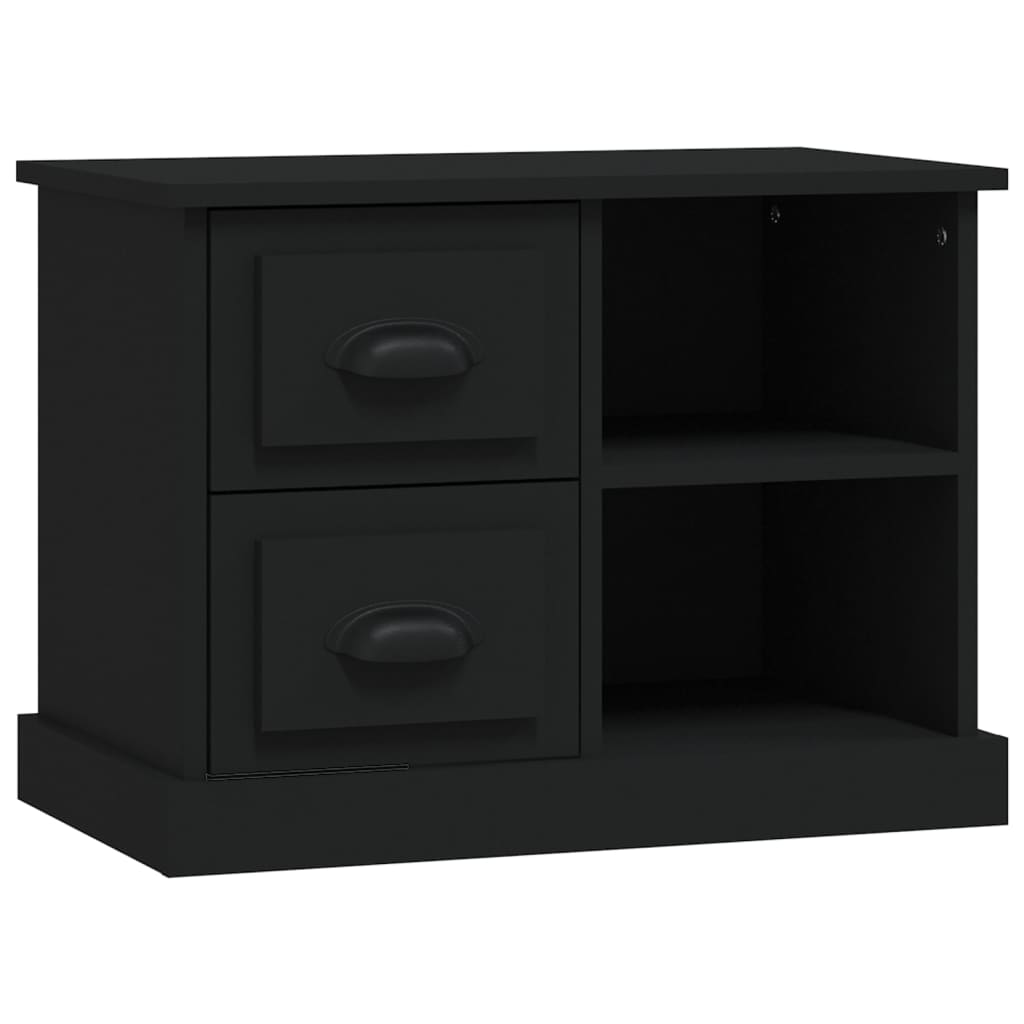 Comodino Nero 60x35,5x45 cm - homemem39