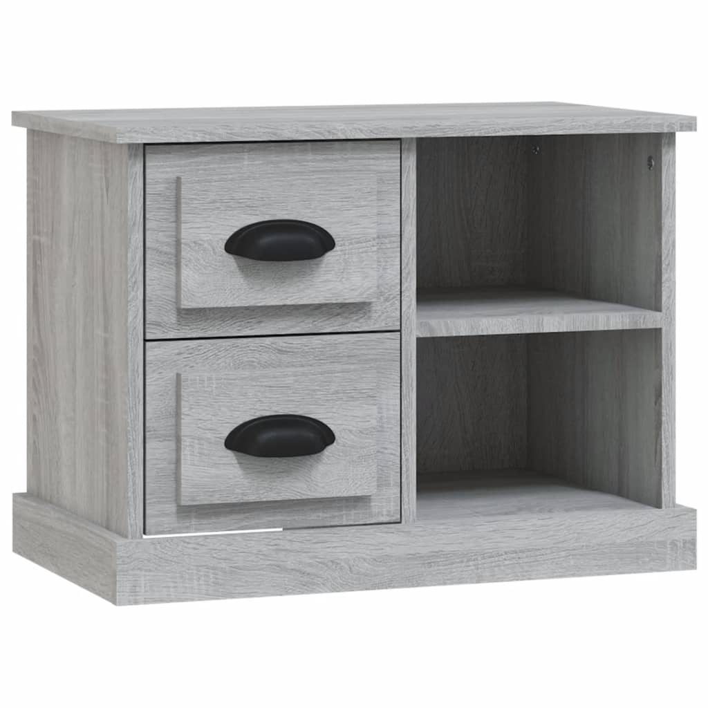 Comodino Grigio Sonoma 60x35,5x45 cm - homemem39