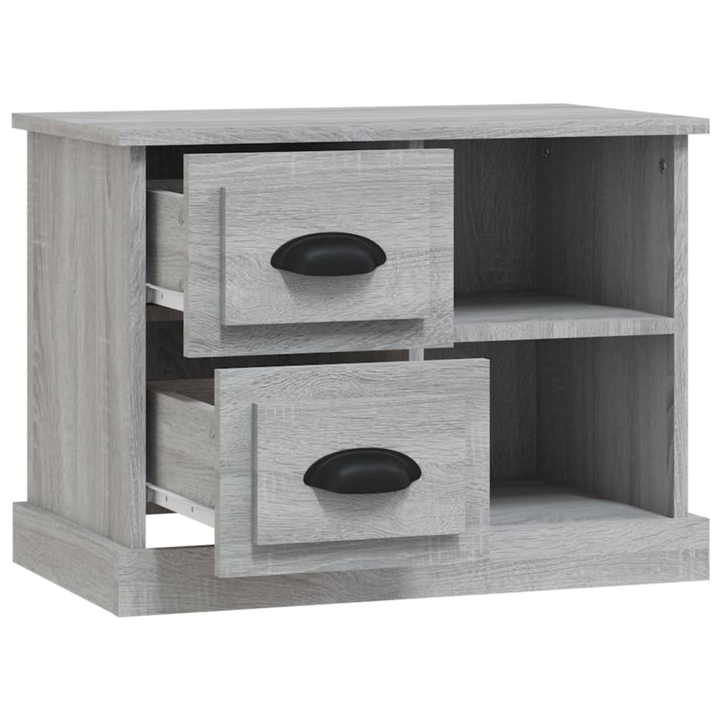 Comodino Grigio Sonoma 60x35,5x45 cm - homemem39