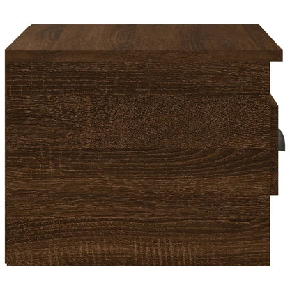 Comodino a Parete Rovere Marrone 41,5x36x28 cm - homemem39