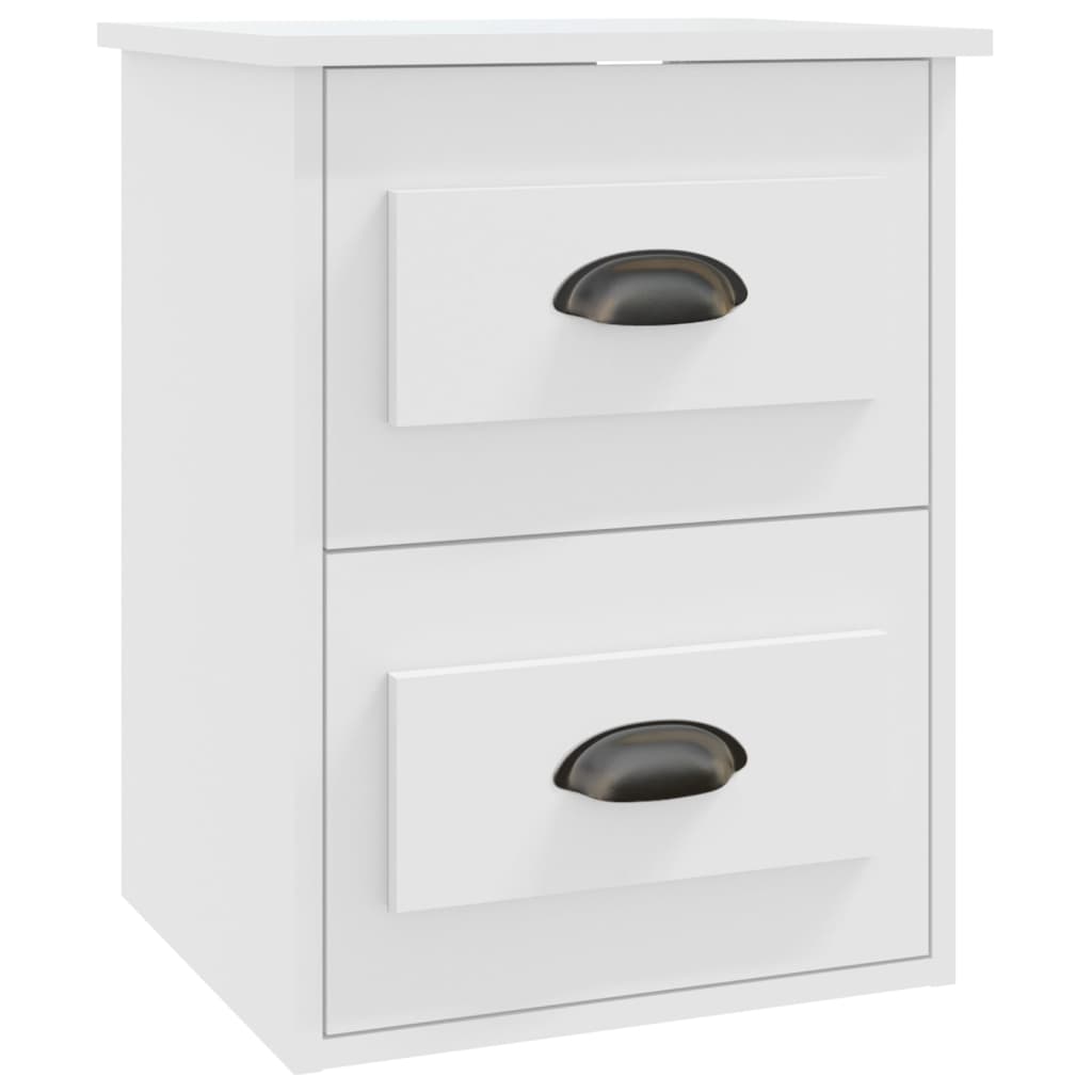 Comodino a Parete Bianco 41,5x36x53 cm - homemem39