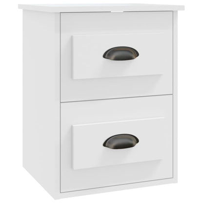 Comodino a Parete Bianco 41,5x36x53 cm - homemem39