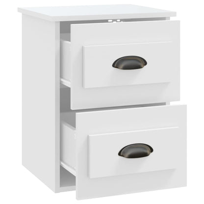 Comodino a Parete Bianco 41,5x36x53 cm - homemem39