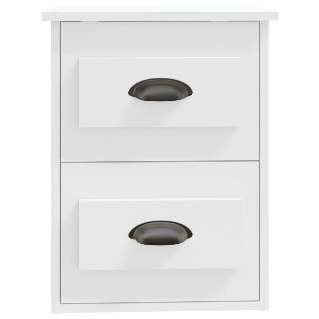 Comodino a Parete Bianco 41,5x36x53 cm - homemem39