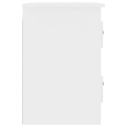 Comodino a Parete Bianco 41,5x36x53 cm
