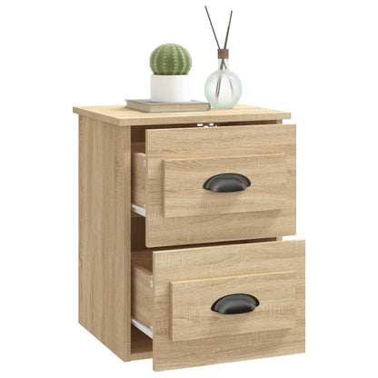 Comodino a Parete Rovere Sonoma 41,5x36x53 cm