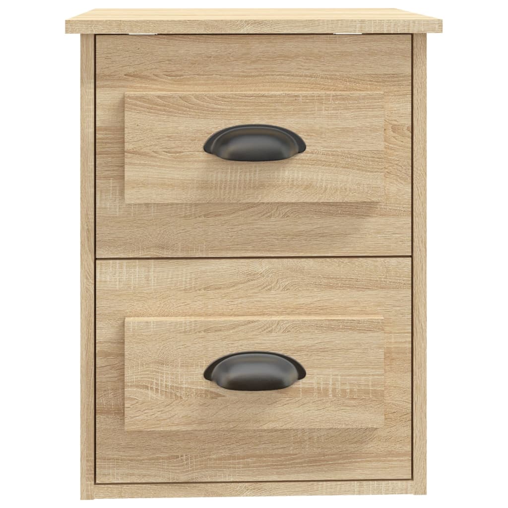 Comodino a Parete Rovere Sonoma 41,5x36x53 cm - homemem39